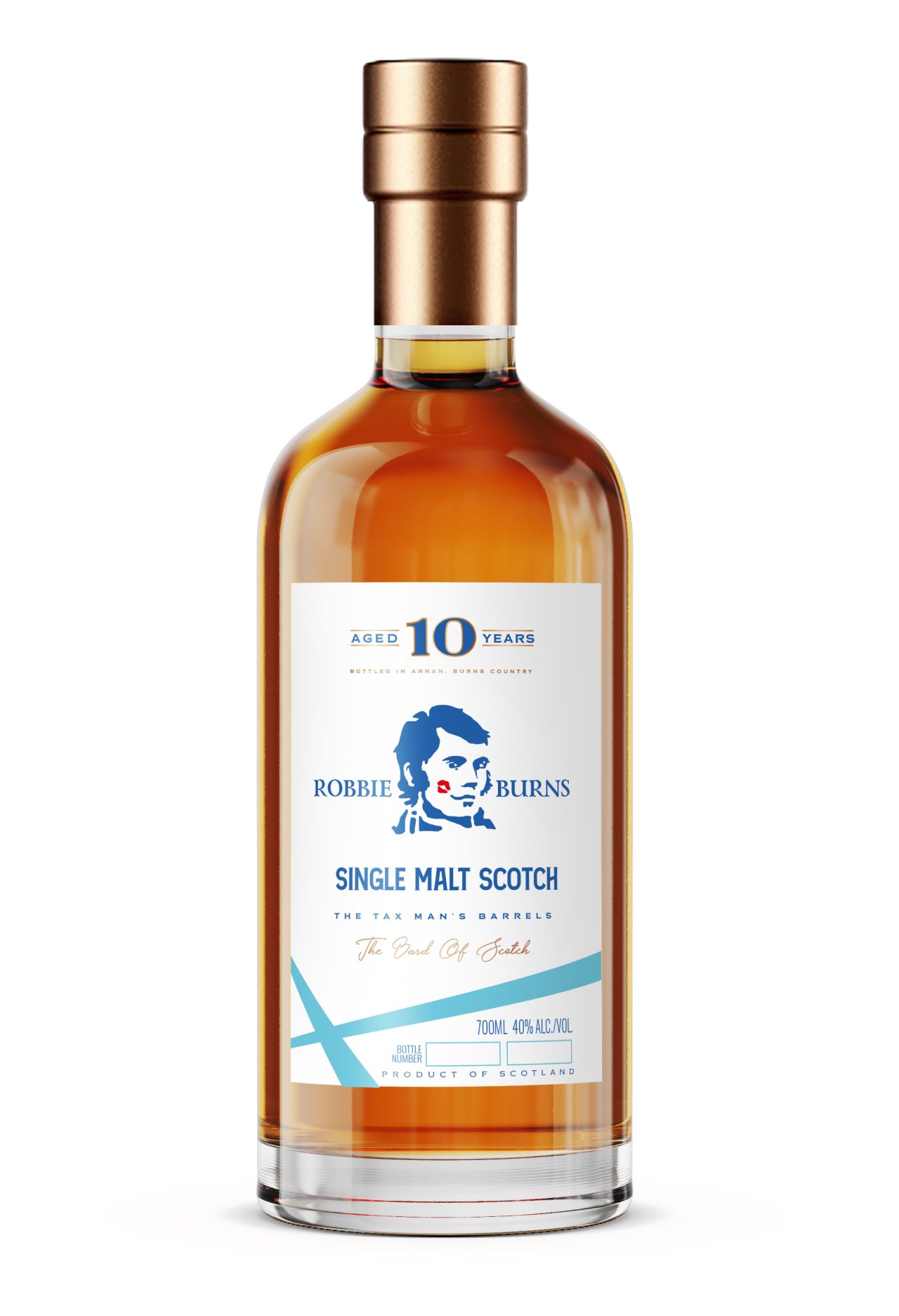 Robbie Burns Scotch Whisky bottle